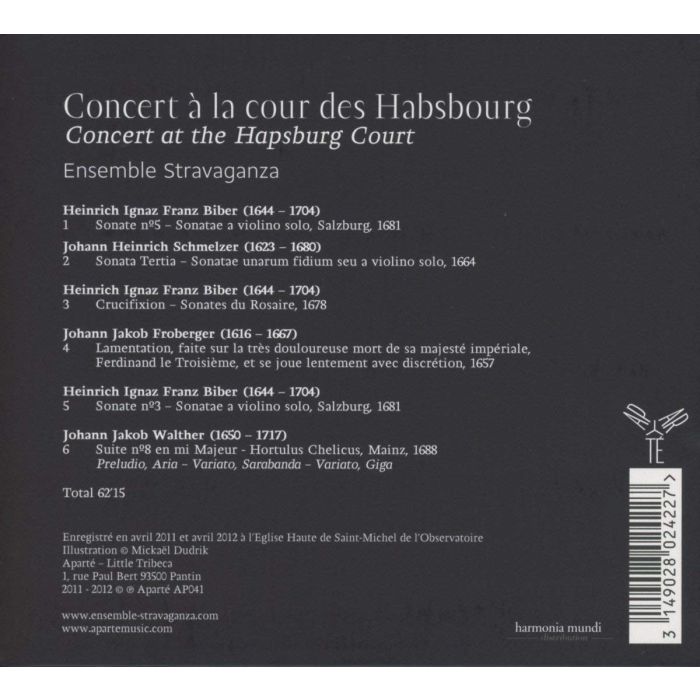 Concert a la cour des Habsburg - Biber, Schmelzer, Froberger, Walther - slide-1