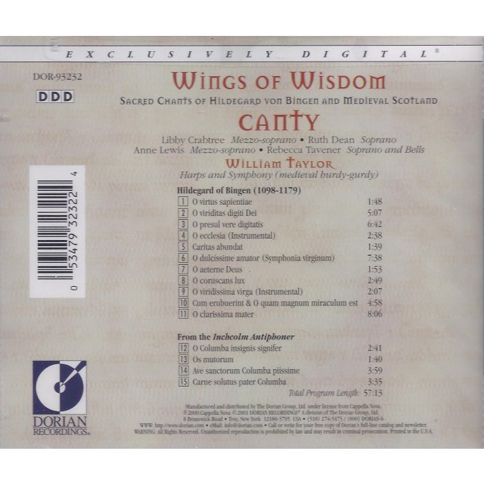 Wings of Wisdom - Sacred Chants of Hildegard von Bingen and Medieval Scotland - slide-1