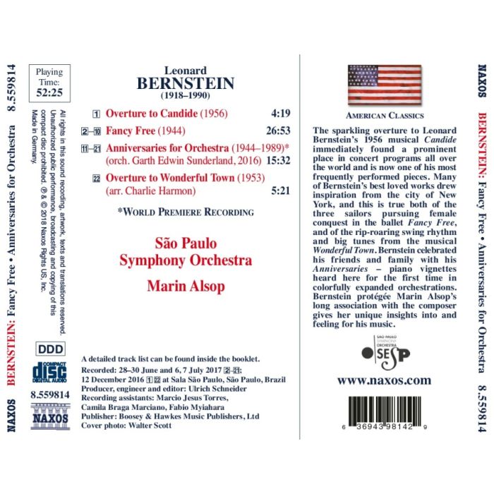 Bernstein: Anniversaries for Orchestra; Fancy Free - slide-1