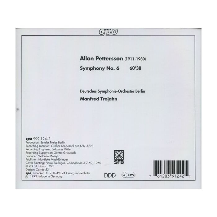 PETTERSSON: Symphony no. 6 - slide-1