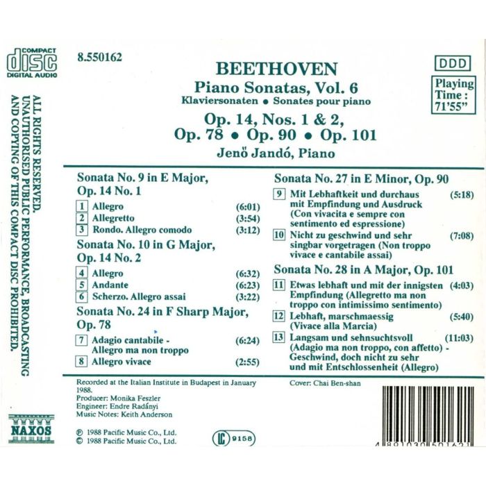 BEETHOVEN: Piano Sonatas Vol. 6 - slide-1