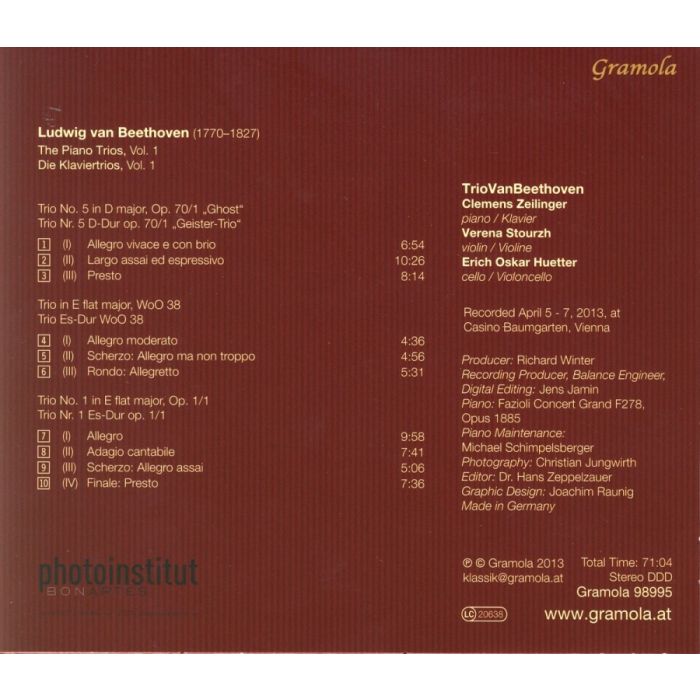 Beethoven: Piano Trios Vol. 1 - slide-1