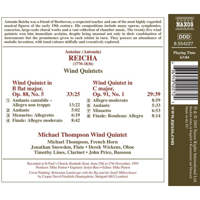 REICHA: Wind Quintets - slide-1