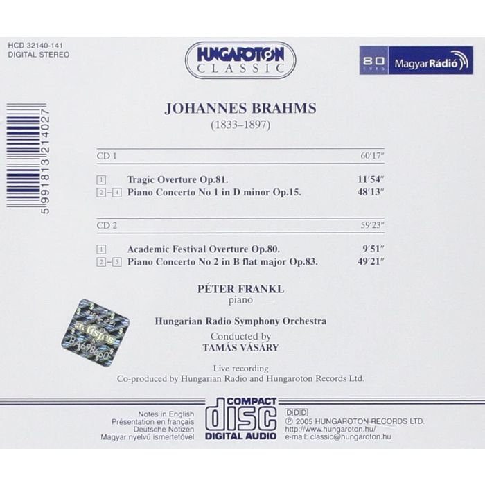 Brahms: Piano concertos nos 1 & 2 - slide-1