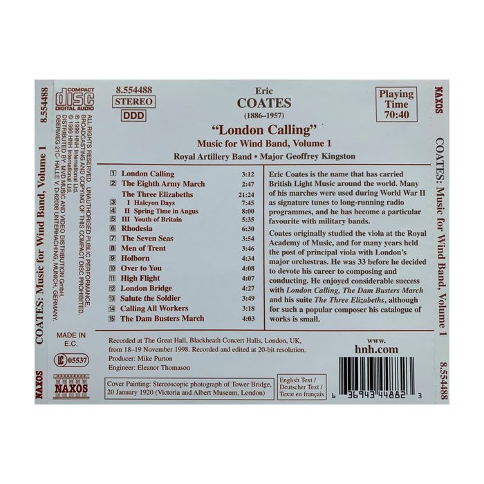 COATES: Music for Wind Band - slide-1