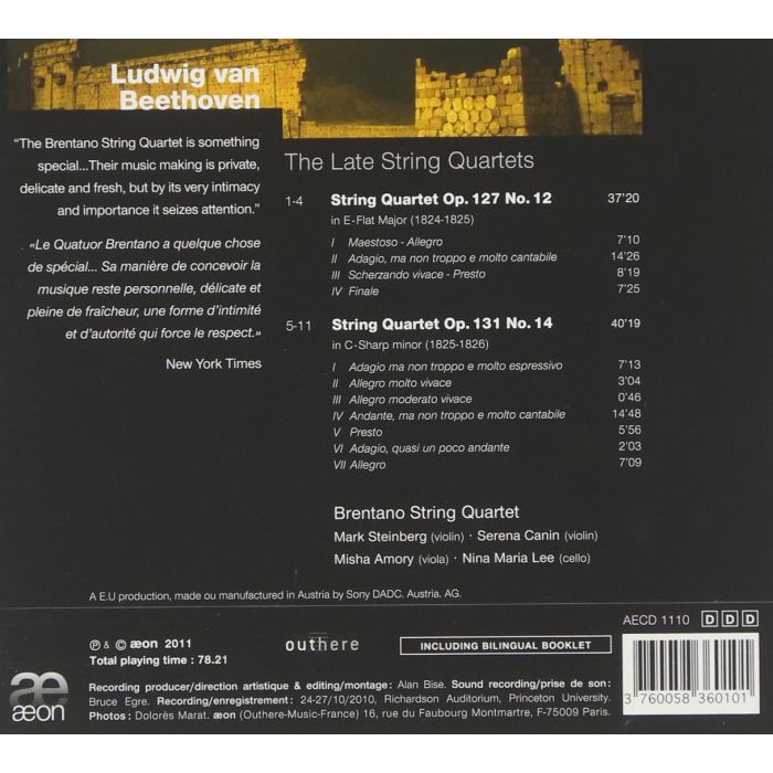 Beethoven: The String Quartets Op. 127 & 131 - slide-1