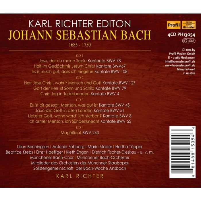 Bach: Cantatas 78, 67, 108, 127, 79, 4, 45, 51, 8, 55; Magnificat - slide-1