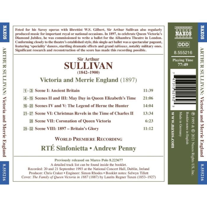 Sullivan: Victoria and Merrie England (Complete Ballet) - slide-1