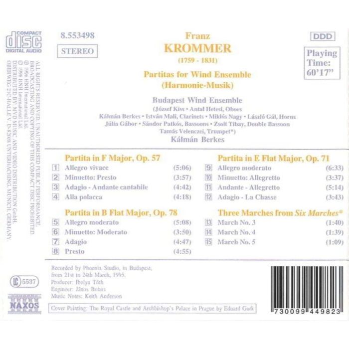 KROMMER: Partitas for Wind Ensamble - slide-1