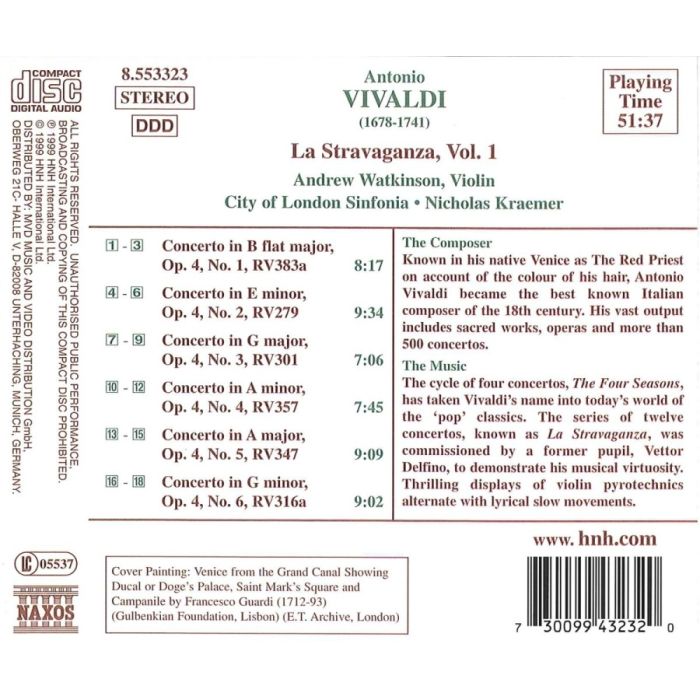 VIVALDI: La Stravaganza, Vol. 1 - slide-1