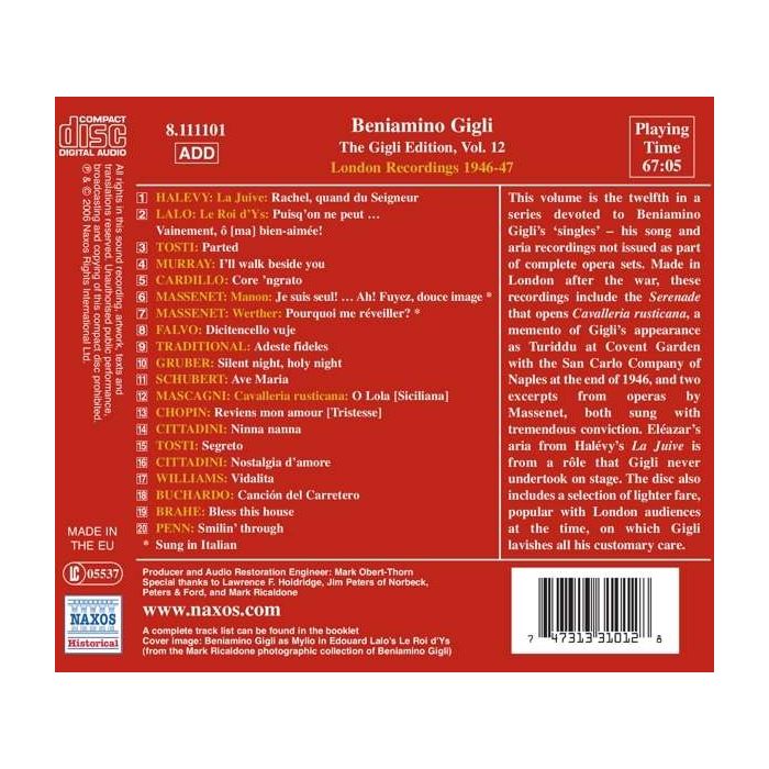 GIGLI: London Recordings 1946-1947 - slide-1