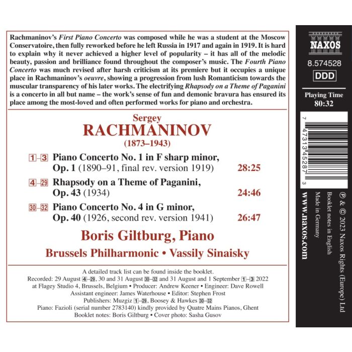 Rachmaninov: Piano Concertos Nos. 1 & 4 - slide-1
