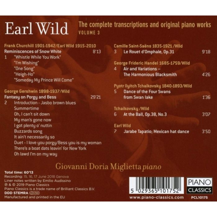 Wild: The Complete Transcriptions and Original Piano Works Vol. 3 - slide-1