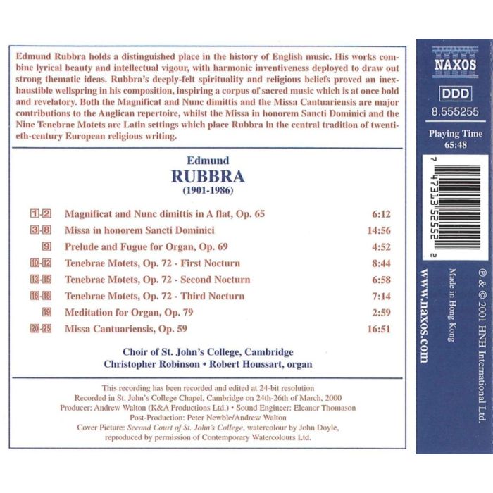 RUBBRA: Nine Tenebrae Motets; Magnificat and Nunc Dimittis - slide-1