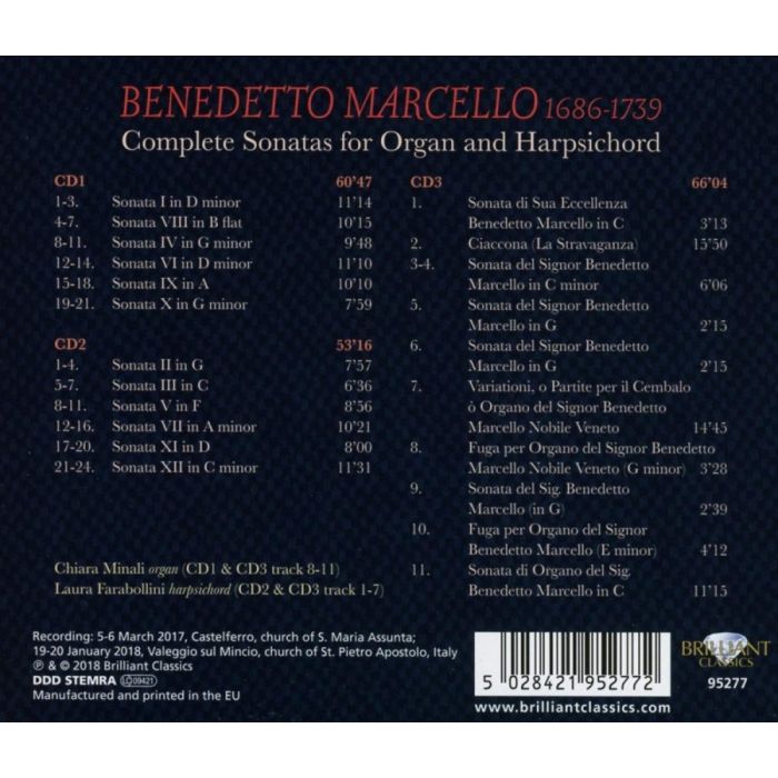 Marcello: Complete Sonatas for Organ and Harpsichord - slide-1