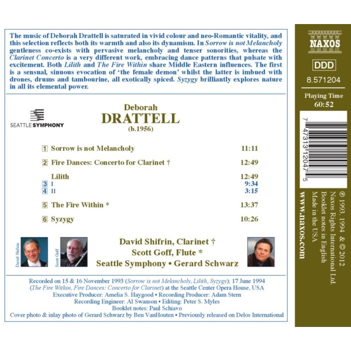 DRATTELL: Sorrow is not Melancholy, Fire Dances, Lilith, The Fire Within, Syzygy - slide-1
