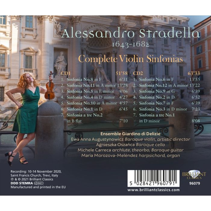 Stradella: Complete Violin Sinfonias - slide-1
