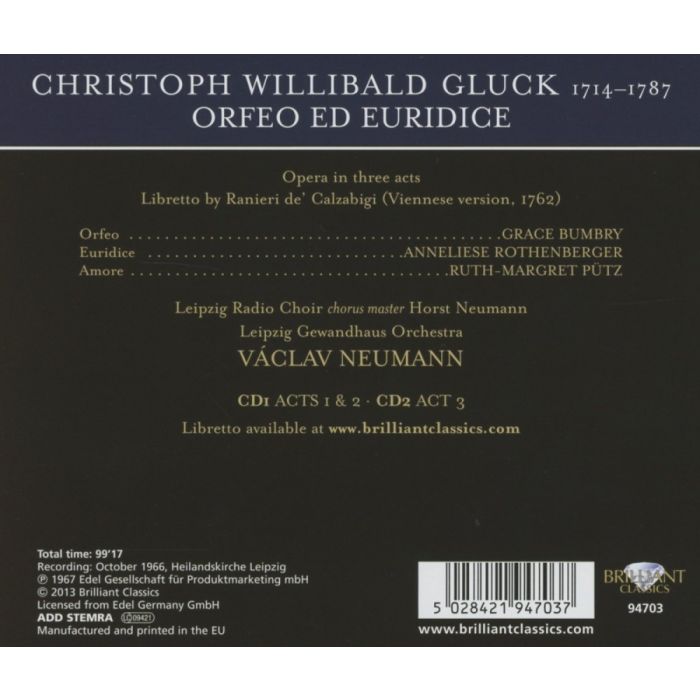 Gluck: Orfeo ed Euridice - slide-1
