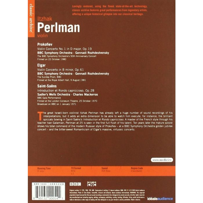 CLASSIC ARCHIVE: ITZHAK PERLMAN - slide-1