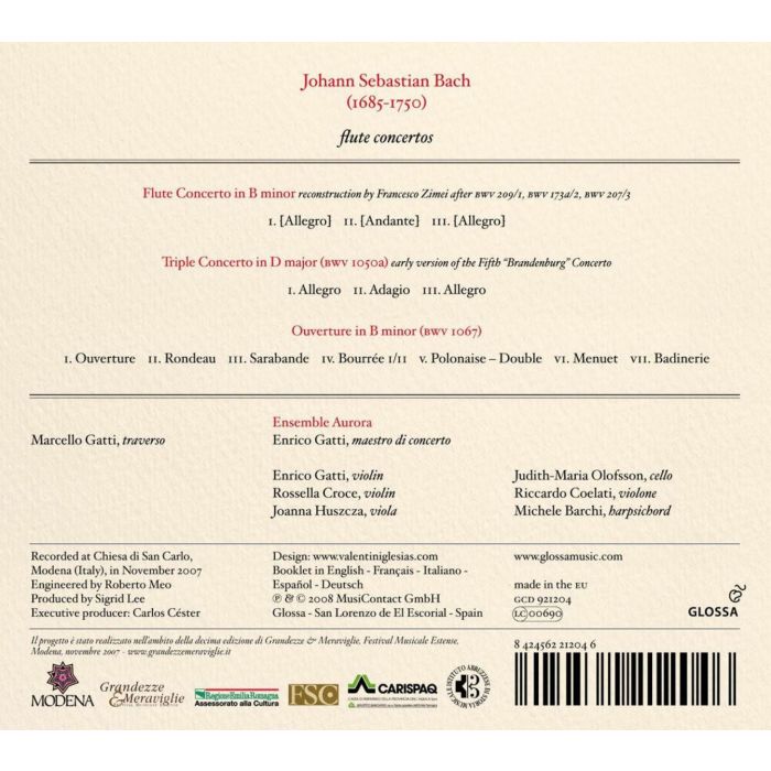 Bach: Flute Concertos - slide-1