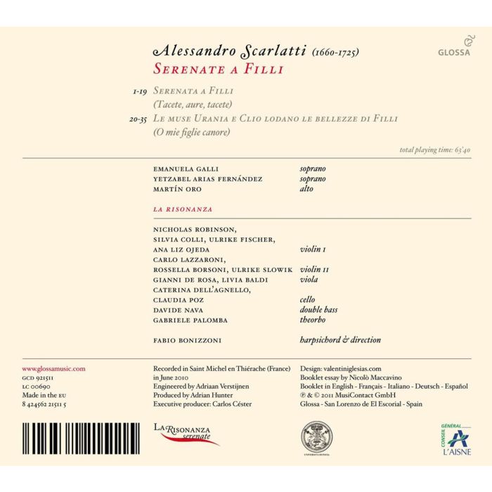 Scarlatti: Serenate a Filli - slide-1