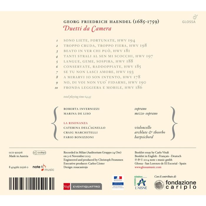 Handel: Le Cantate per il Cardinal Pamphili I - slide-1
