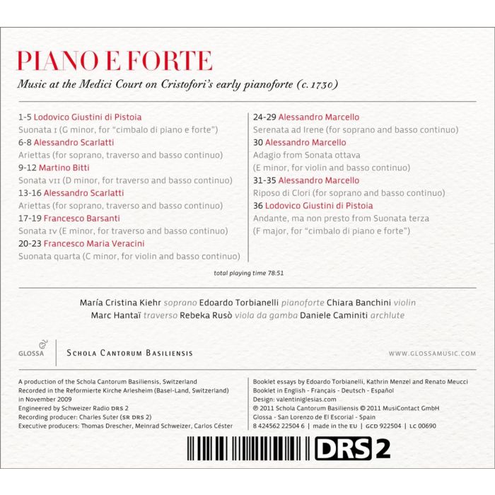 Piano e forte - Music at the Medici Court on Cristofori’s early pianoforte (c. 1730) - slide-1