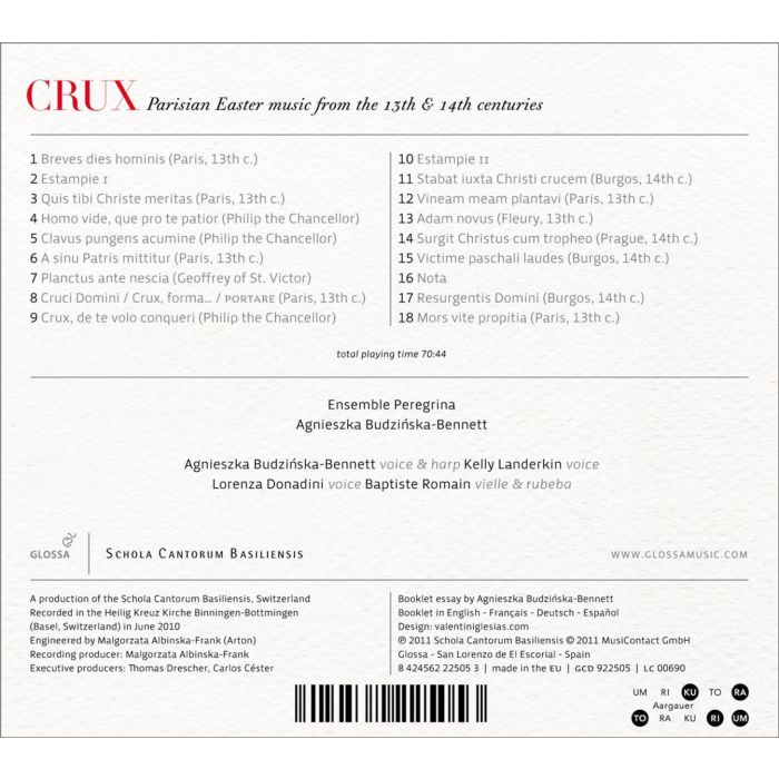 Crux - Parisian Easter music from the 13th & 14th centuries - slide-1