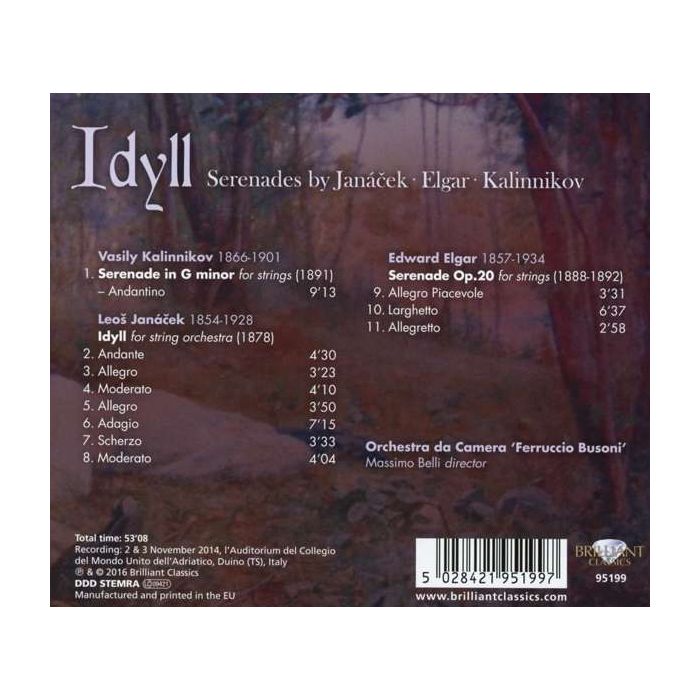 Idyll: Serenades by Janácek, Elgar, Kalinnikov - slide-1