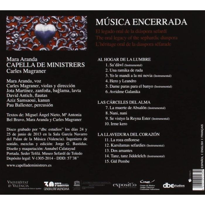 Musica Encerrada, The oral legacy of the Sephardic Diaspora - slide-1
