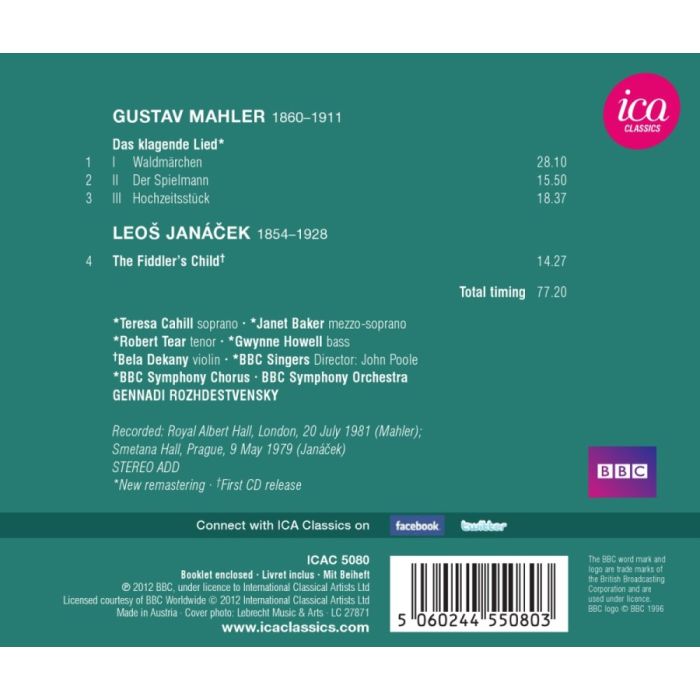 Mahler: Das klagende Lied / Janack: The Fiddler’s Child - slide-1