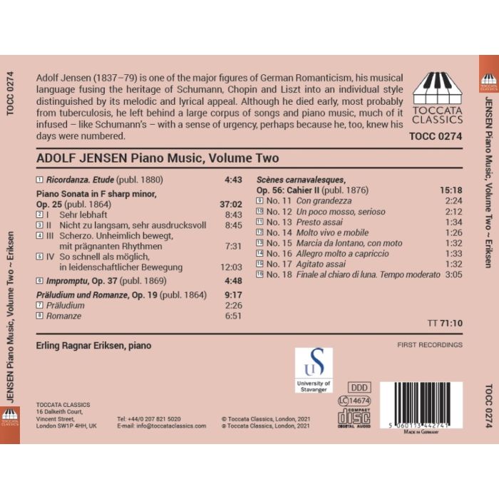 Jensen: Piano Music Vol. 2 - slide-1