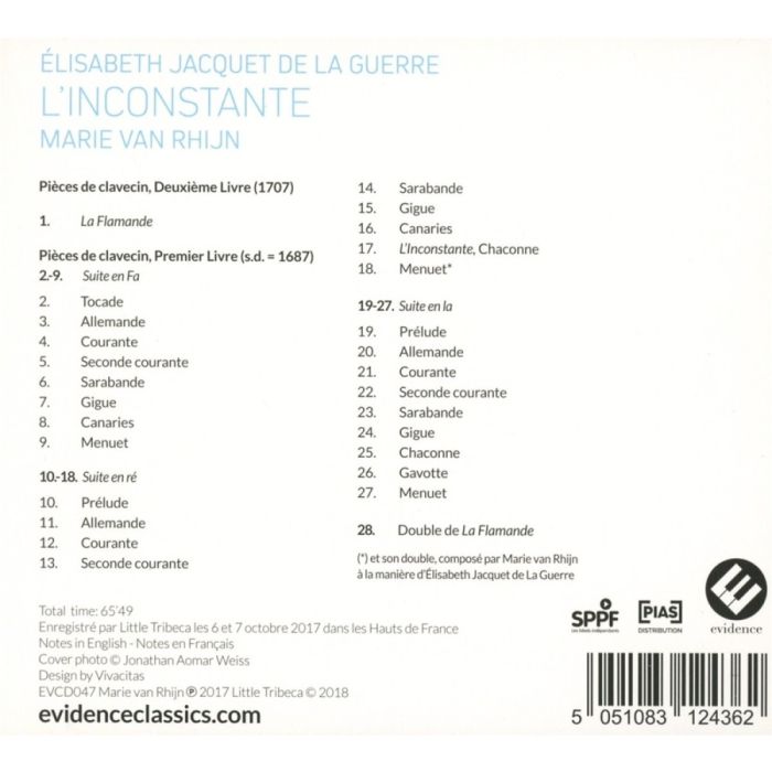 Guerre: L'Inconstante - harpsichord works - slide-1