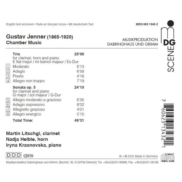 Jenner: Chamber Music - slide-1
