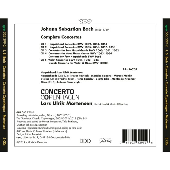 Bach: Complete Harpsichord Concertos & Complete Violin Concertos - slide-1