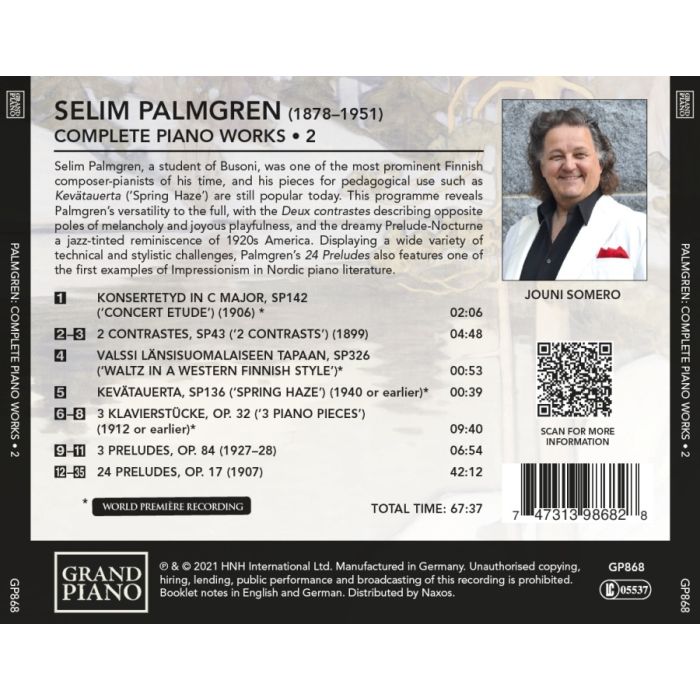Palmgren: Complete Piano Works Vol. 2 - slide-1