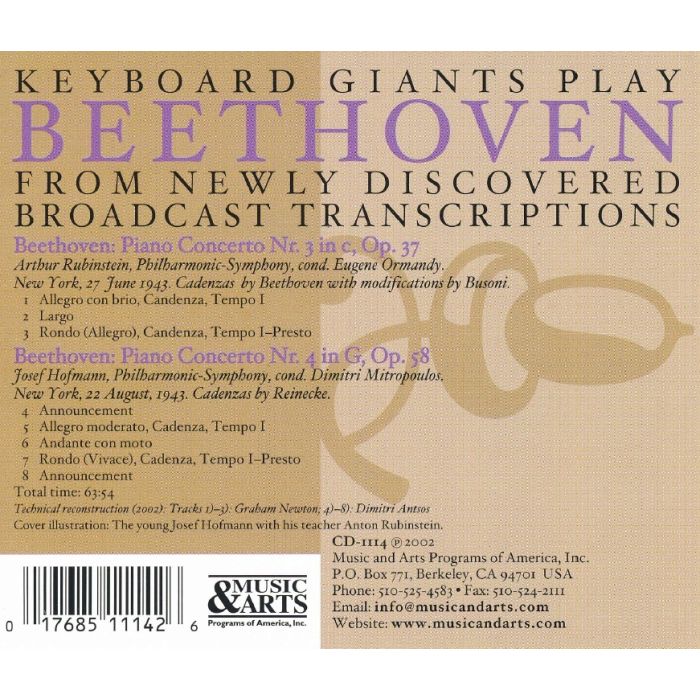 Beethoven: Piano Concertos Nos. 3 & 4 - slide-1