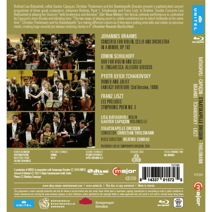 Brahms: Double Concerto; Tchaikovsky: Romeo & Juliet; Liszt: Les Preludes - slide-1