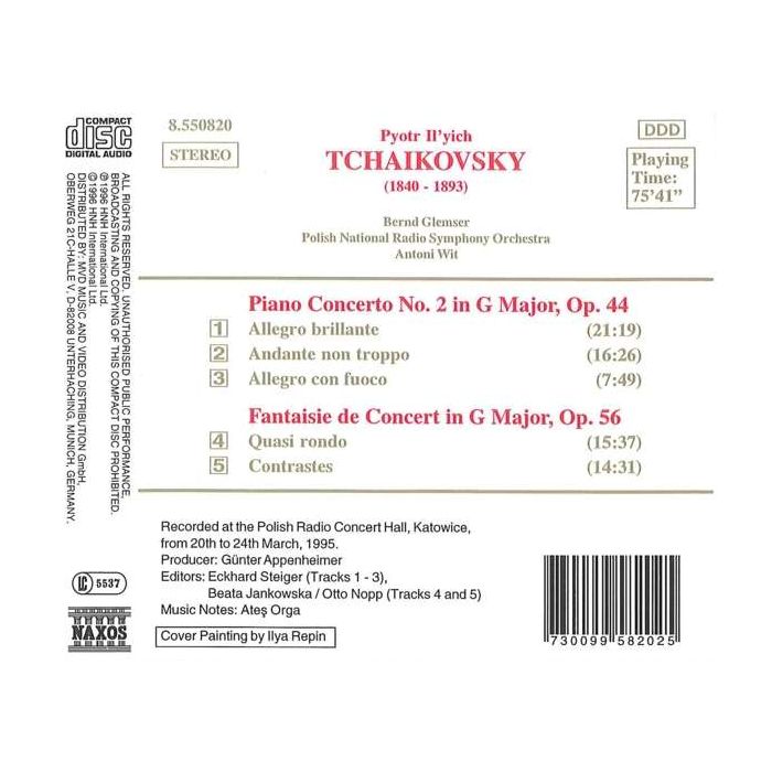TCHAIKOVSKY: Piano Concerto no. 2 - slide-1