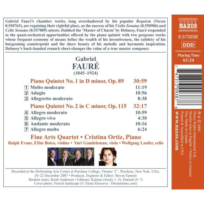 Fauré: Piano Quintets - slide-1