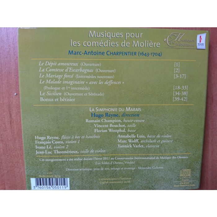 Charpentier: Musiques pour  les comédies de Molière - slide-1
