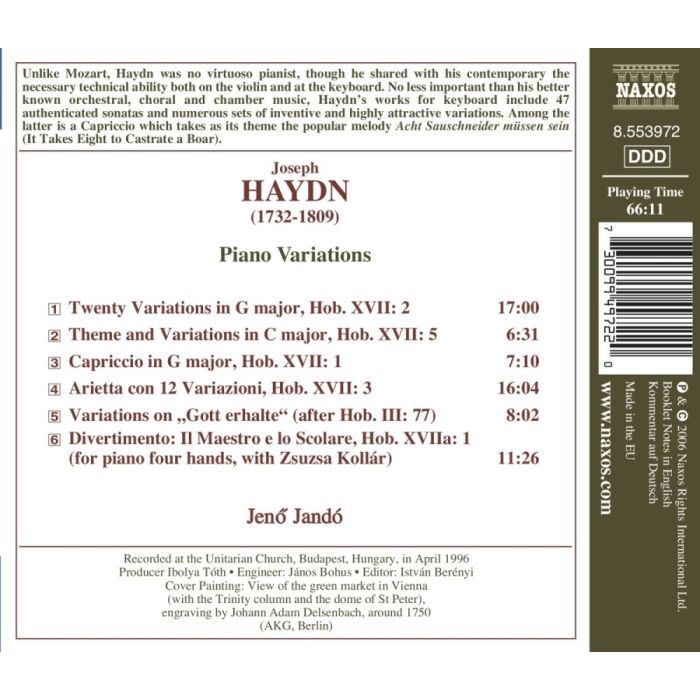 HAYDN: Piano Variations - slide-1