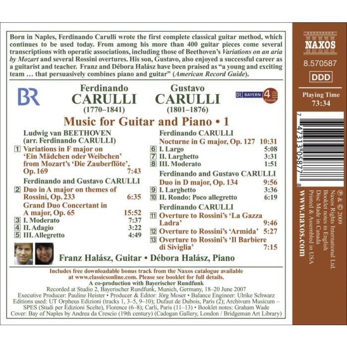 Carulli: Music for Guitar and Piano Vol. 1 - slide-1