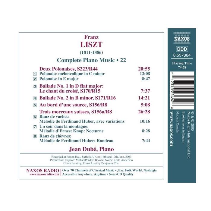 LISZT: Complete Piano Music Vol. 22 - slide-1