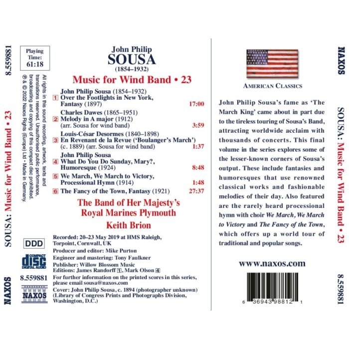 Sousa: Music for Wind Band Vol. 23 - slide-1
