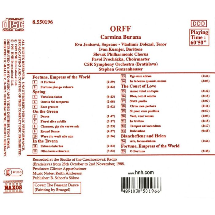 ORFF: Carmina Burana - slide-1