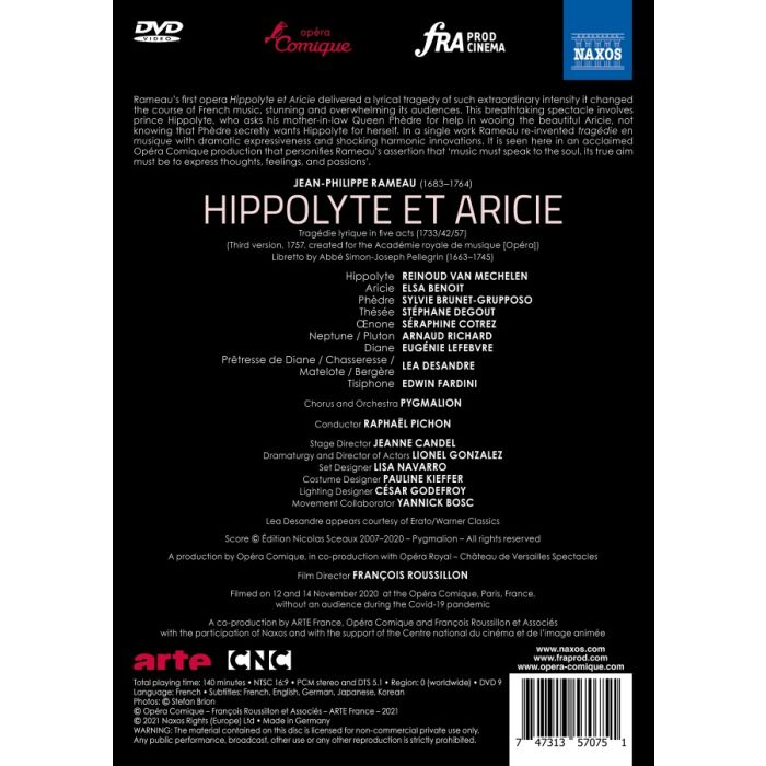 Rameau: Hippolyte et Aricie - slide-1