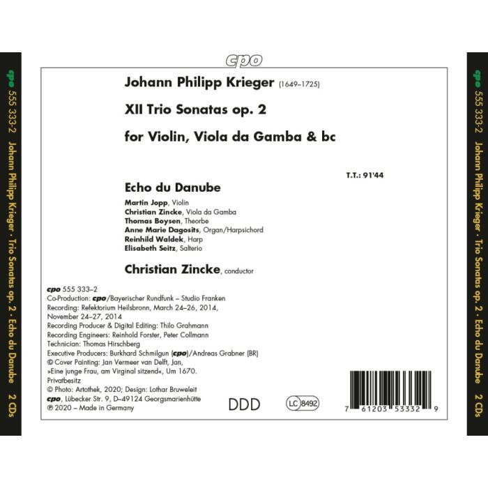 Krieger: 12 Trio Sonatas op. 2 - slide-1