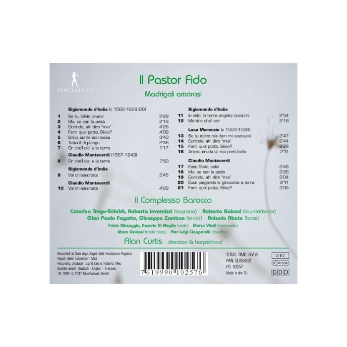 Il pastor fido - Madrigali amorosi - d’India, Monteverdi, & Marenzio - slide-1