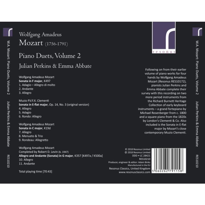 Mozart: Piano Duets Vol. 2 - slide-1